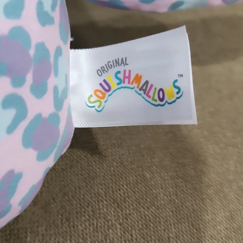 Squishmallows Hera the purple and pink Cheetah Kellytoy Plush stuffed animal 7in